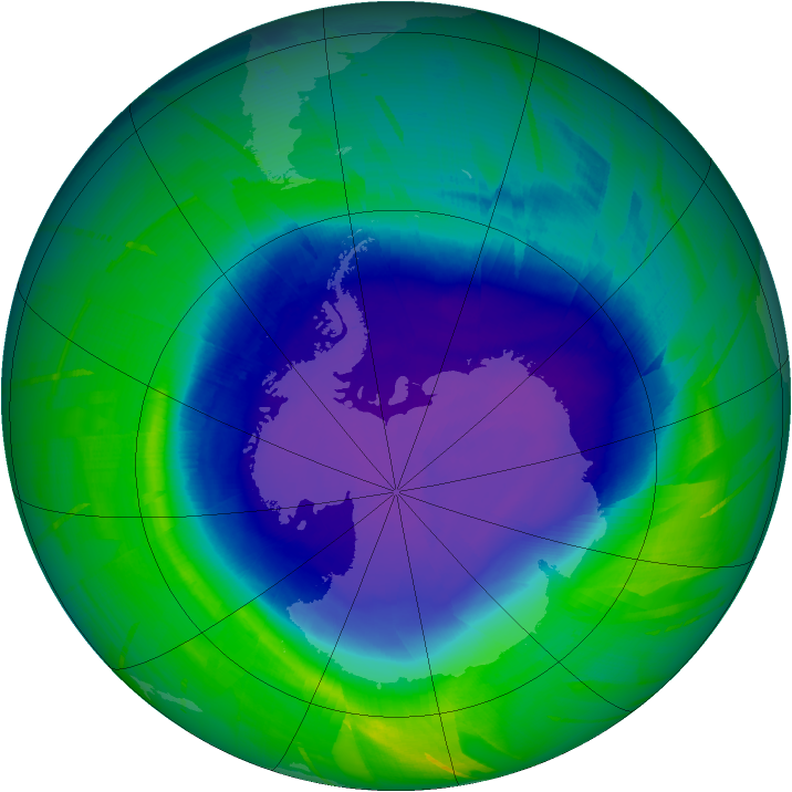 Ozone Map 2010-10-13